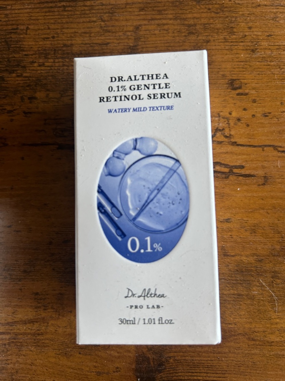Dr. Althea 0.1% Gentle Retinol Serum -Expires 8-2028 NEW